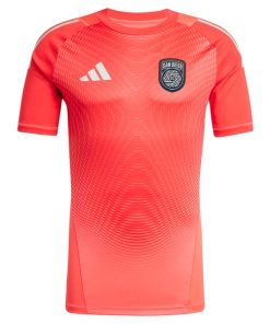 Alternative view of San Diego FC adidas 2025 Goalkeeper Jersey - Red