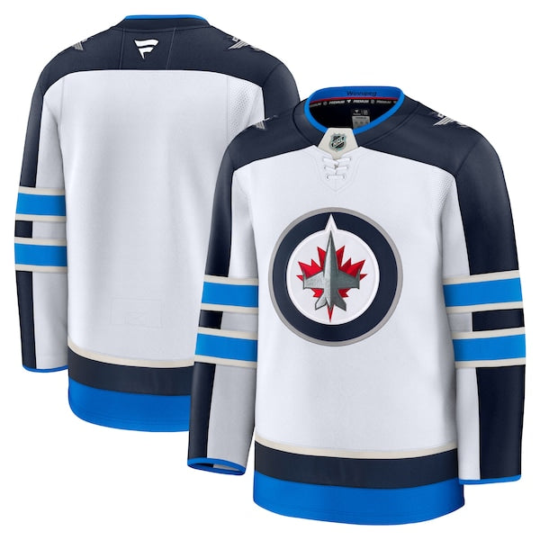 Winnipeg Jets Away Premium Jersey - White/Navy