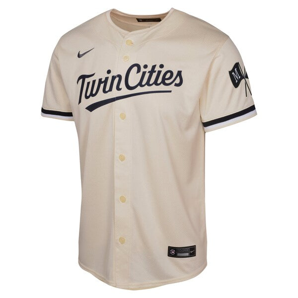 Minnesota Twins Nike Youth Alternate Limited Jersey - Cream - Image 2