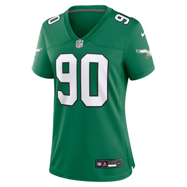 Mike Golic Philadelphia Eagles Nike Women's Alternate Game Jersey - Kelly Green - Image 2