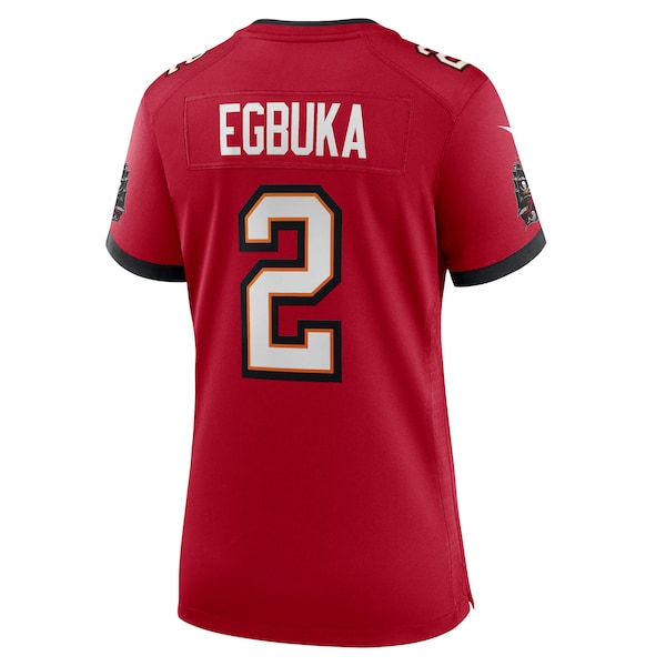 Emeka Egbuka Tampa Bay Buccaneers Nike Women's Team 50th Season Game Jersey - Red/White - Image 4