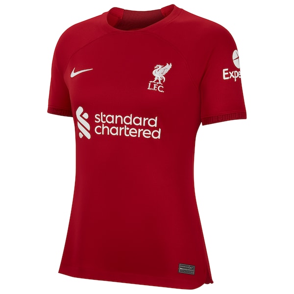 Virgil Van Dijk Liverpool Nike Women's 2022/23 Home Replica Player Jersey - Red - Image 2