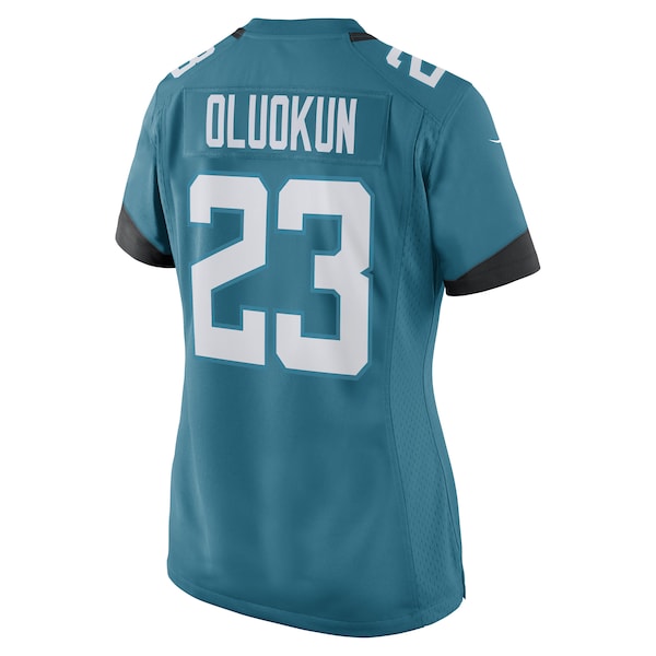 Foyesade Oluokun Jacksonville Jaguars Nike Women's Game Player Jersey - Teal - Image 3