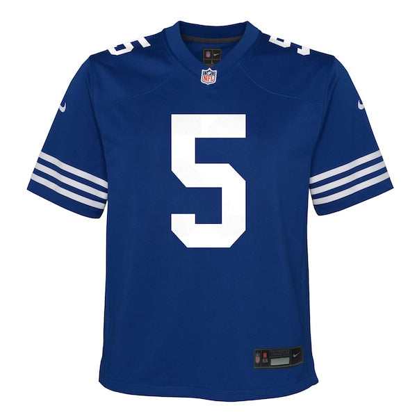 Anthony Richardson Indianapolis Colts Nike Youth Alternate Player Game Jersey - Royal - Image 2
