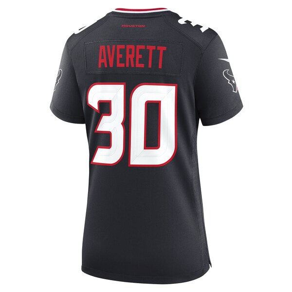 Anthony Averett Houston Texans Nike Women's Team Game Jersey - Navy - Image 3