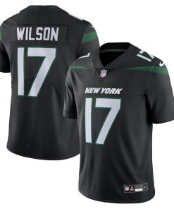 Garrett Wilson New York Jets Nike Alternate Vapor Untouchable Limited Jersey - Stealth Black