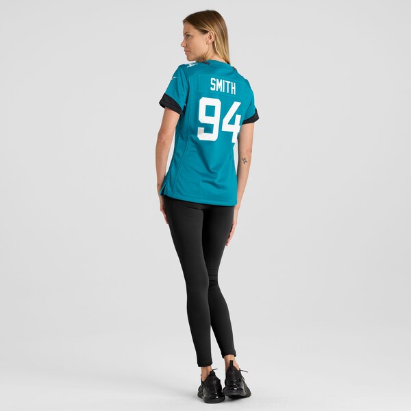 Maason Smith Jacksonville Jaguars Nike Women's Game Jersey - Teal - Image 5