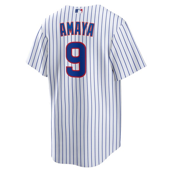 Miguel Amaya Chicago Cubs Nike Home Replica Jersey - White - Image 3