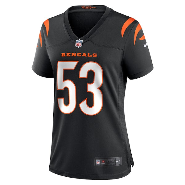 TJ Pesefea Cincinnati Bengals Nike Women's Team Game Jersey - Black - Image 2