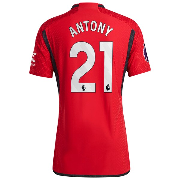 Antony Manchester United adidas 2023/24 Home Authentic Player Jersey - Red - Image 4