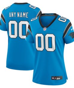 Carolina Panthers Nike Women's Alternate Custom Game Jersey - Blue