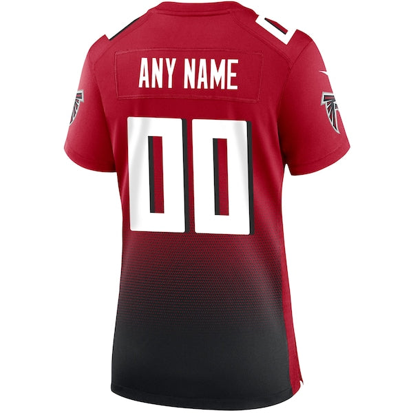 Atlanta Falcons Nike Women's Alternate Custom Game Jersey - Red - Image 3