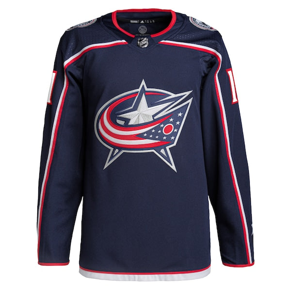 Adam Fantilli Columbus Blue Jackets adidas Home Primegreen Authentic Pro Player Jersey - Navy - Image 2