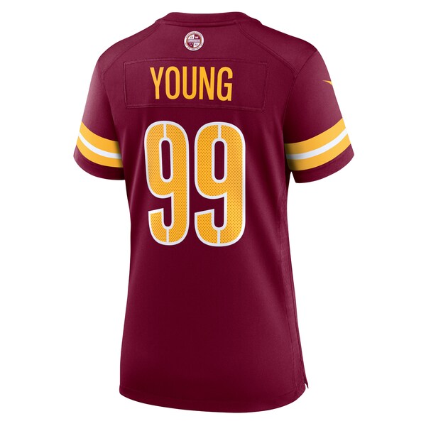 Chase Young Washington Commanders Nike Women's Player Jersey - Burgundy/Black/White - Image 4