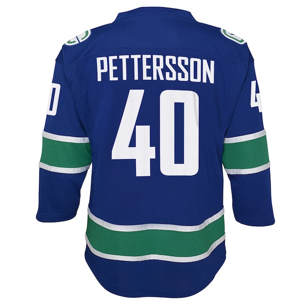 Elias Pettersson Vancouver Canucks Youth 2019/20 Home Replica Player Jersey - Royal - Image 3