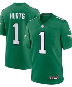 Jalen Hurts Philadelphia Eagles Nike Alternate Game Player Jersey - Kelly Green/Green