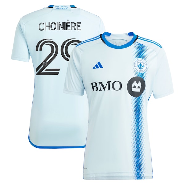 Mathieu Choini¨¨re CF Montreal adidas 2024 La Main Replica Player Jersey?¨C Light Blue