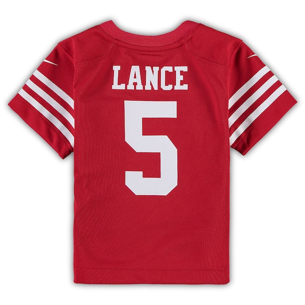 Trey Lance San Francisco 49ers Nike Toddler Game Jersey - Scarlet - Image 3