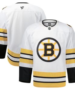 Boston Bruins  Away Authentic Pro Jersey - White/Black