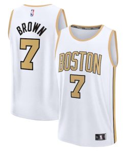 Jaylen Brown Boston Celtics  2025/26 City Edition Fast Break Jersey - White