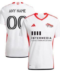 San Jose Earthquakes adidas 2024 The 50 Kit Replica Custom Jersey - White