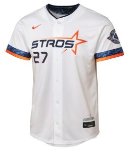 Alternative view of Jose Altuve Houston Astros Nike Youth 2025 City Connect Limited Player Jersey - White