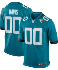 Gabe Davis Jacksonville Jaguars Nike Team Game Player Jersey - Teal