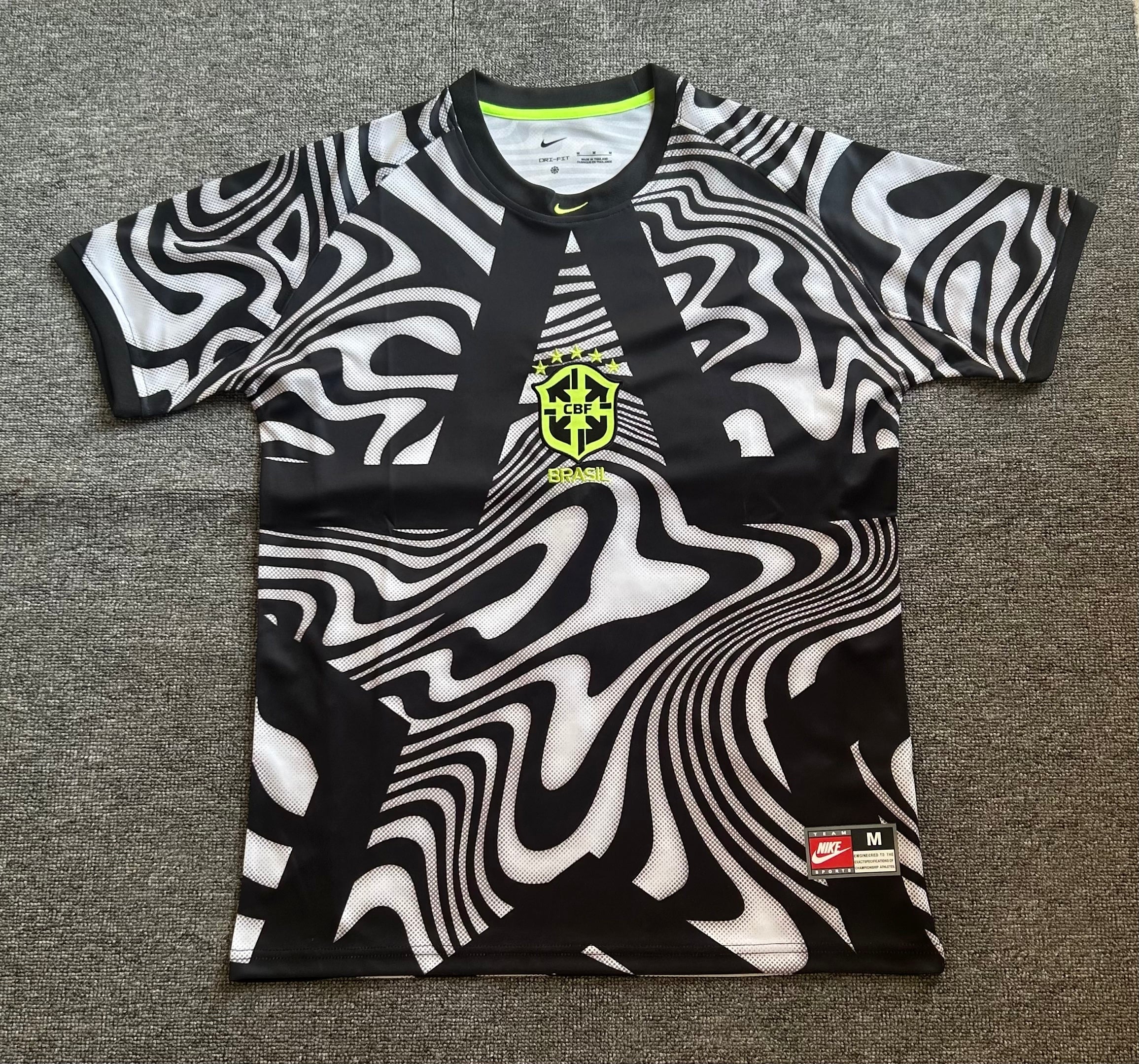 Brazil National Team Nike 2026 Away Jersey - Black / White - Image 3