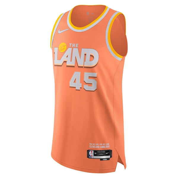 Donovan Mitchell Cleveland Cavaliers Nike Unisex 2025/26 Authentic Jersey - City Edition - Orange - Image 2