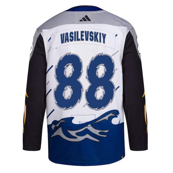 Andrei Vasilevskiy Tampa Bay Lightning adidas Reverse Retro 2.0 Authentic Player Jersey - White - Image 3