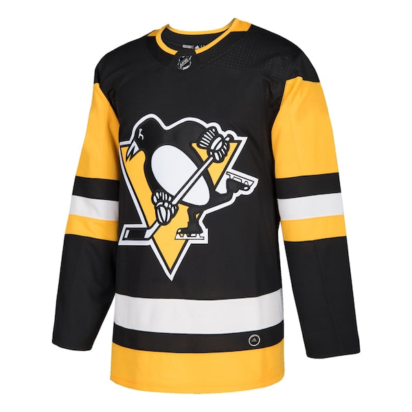 Pittsburgh Penguins adidas Home Authentic Blank Jersey - Black - Image 2