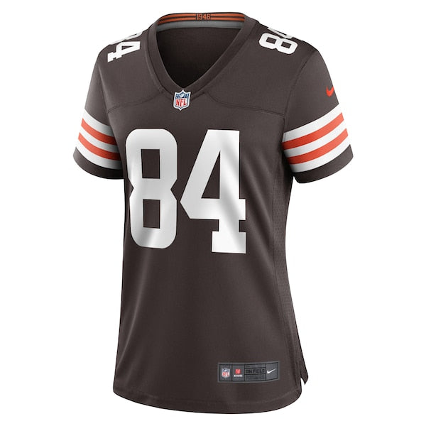Jordan Akins Cleveland Browns Nike Women's Team Game Jersey - Brown - Image 2