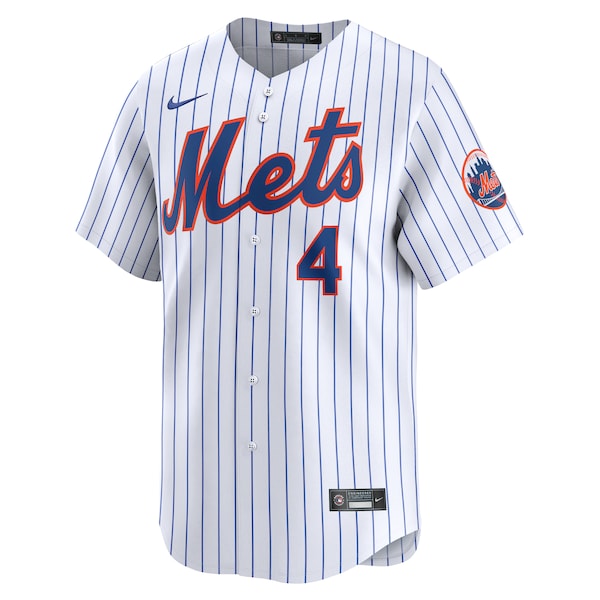 Francisco Alvarez New York Mets Nike Home Limited Player Jersey - White - Image 2