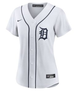 Alternative view of Parker Meadows Detroit Tigers Nike Women's Home Replica Jersey - White