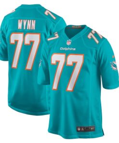 Isaiah Wynn Miami Dolphins Nike  Game Jersey -  Aqua