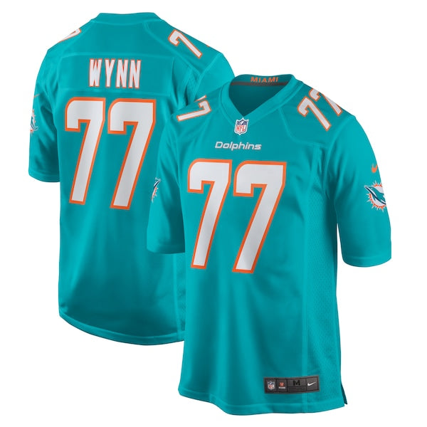 Isaiah Wynn Miami Dolphins Nike Game Jersey - Aqua