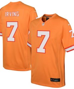 Bucky Irving Tampa Bay Buccaneers Nike Youth Alternate Game Jersey - Orange/Red