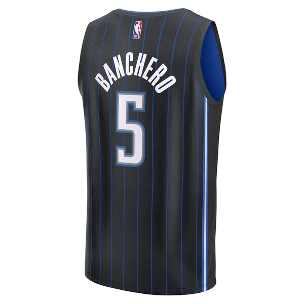 Paolo Banchero Orlando Magic Youth Fast Break Replica Player Jersey - Icon Edition - Black - Image 3