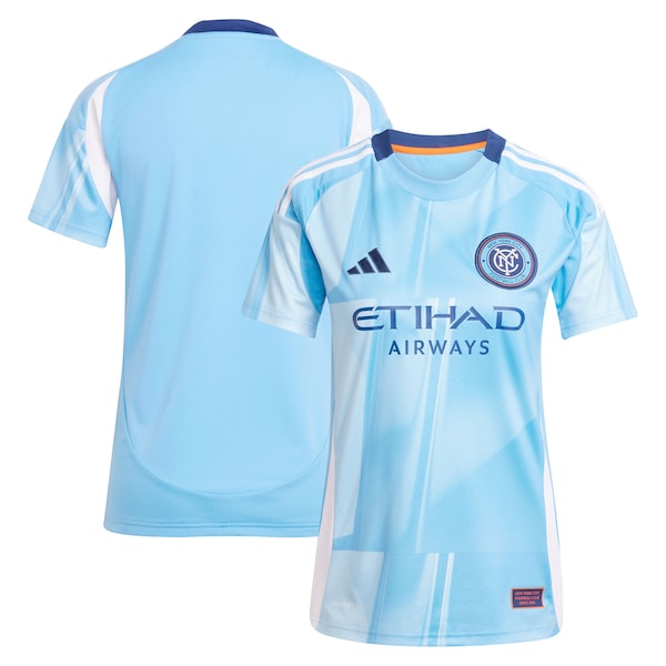 New York City FC adidas Women's 2025 The Excelsior Kit Replica Jersey - Light Blue - Image 2