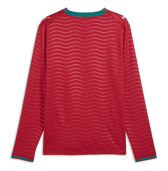 Portugal National Team Puma 2026 Home Replica Long Sleeve Jersey - Red - Image 2