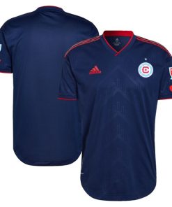 Chicago Fire adidas 2024 Water Tower Kit Authentic Jersey - Blue