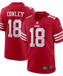 Alternative view of Chris Conley San Francisco 49ers Nike  Game Jersey -  Scarlet