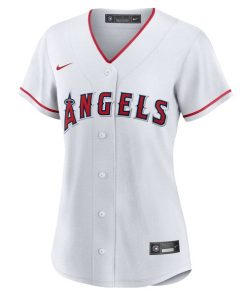 Alternative view of Los Angeles Angels Nike Women's #1 Mom Home Replica Jersey - White