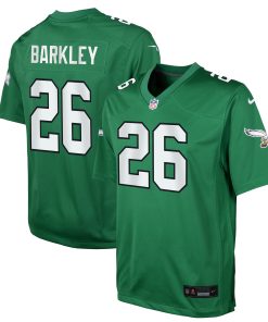 Saquon Barkley Philadelphia Eagles Nike Youth Alternate Game Jersey -  Kelly Green