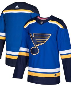 St. Louis Blues adidas Home Authentic Blank Jersey - Blue