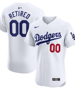 Los Angeles Dodgers Nike Home Elite Pick-A-Player Retired Roster Jersey - White