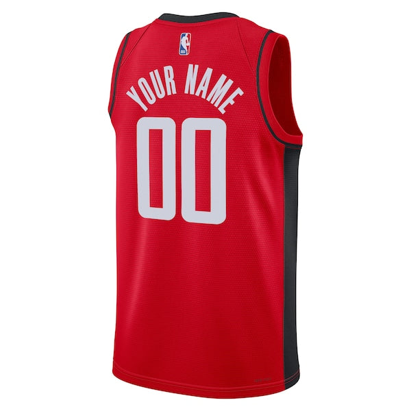 Houston Rockets Nike Unisex Swingman Custom Jersey Red - Icon Edition - Image 3