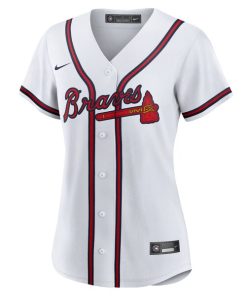 Alternative view of Michael Harris II Atlanta Braves Nike Women's Home Replica Jersey - White