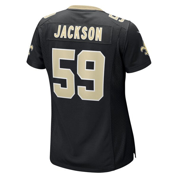 Jordan Jackson New Orleans Saints Nike Women's Game Player Jersey - Black - Image 3