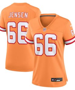 Ryan Jensen Tampa Bay Buccaneers Nike Women's Throwback Game Jersey - Orange